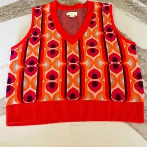 Fun Maeve vest from Anthropologie. EUC. Size Large.